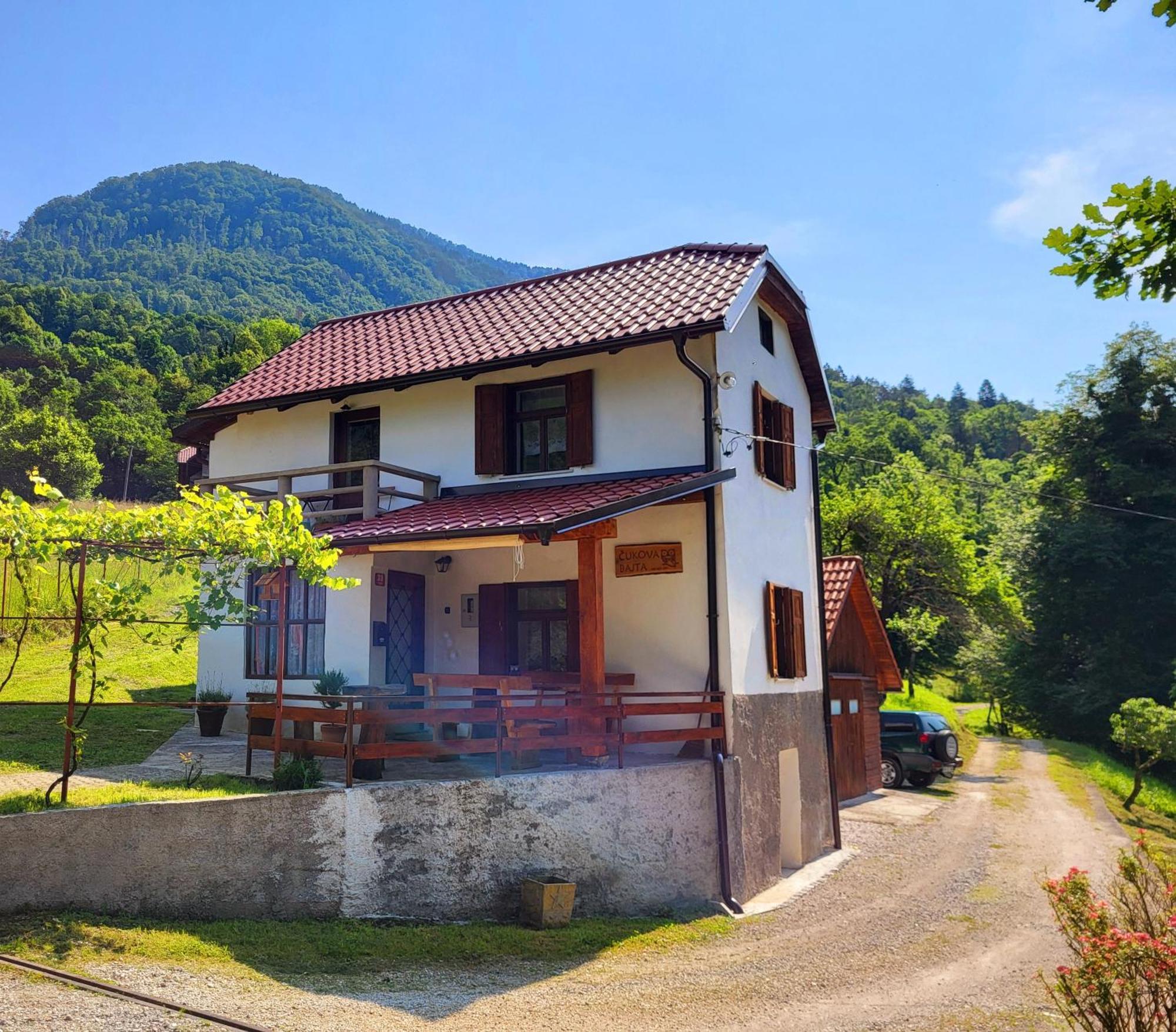 Villa Cukova Bajta à Most na Soči Extérieur photo